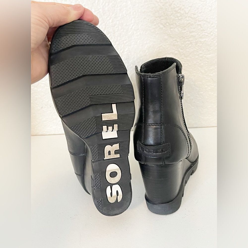 Sorel Women’s Joan Uptown Waterproof Zip Wedge Bootie size 9.5 - Picture 11 of 13